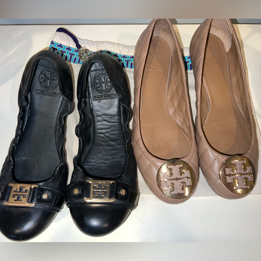 Tori Burch Flats (2) Both Size 8 (Both Being Offe… - image 1